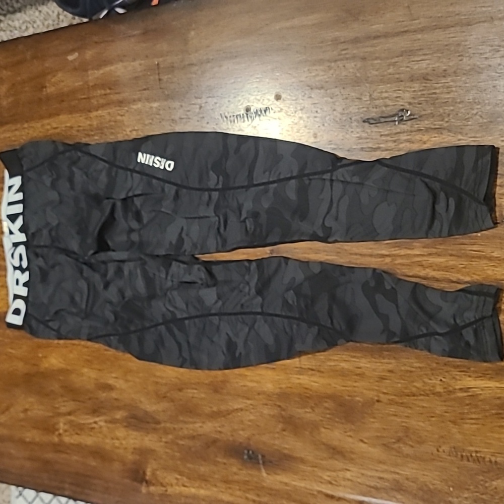 Men’s Compression Dr Skin Cool Sports Tights Pants Size Small
